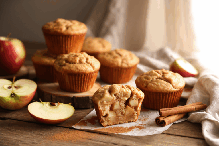 Apple Cinnamon Protein Muffins Recipe