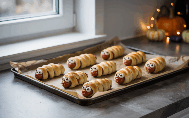 Mummy Hot Dogs Halloween Recipe