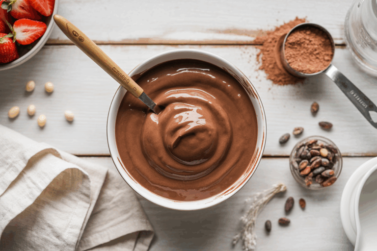 Chocolate Protein Pudding (5-Minute Recipe with 20g Protein)