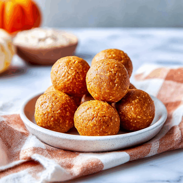 No-Bake Pumpkin Protein Energy Bites Recipe