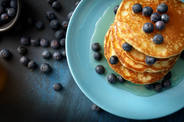 Blueberry Protein Pancakes Recipe (20g Protein, Actually Fluffy)
