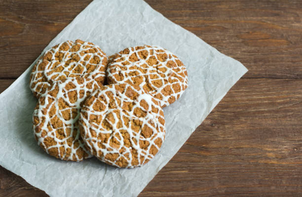 Iced Gingerbread Oatmeal Cookies Recipe (No Refined Sugar, Bakery-Style)