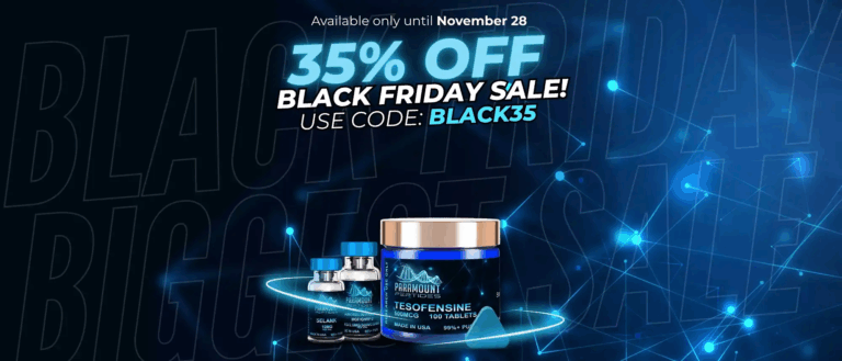 Paramount Peptides Black Friday & Cyber Monday Sale: 35% Off Everything!
