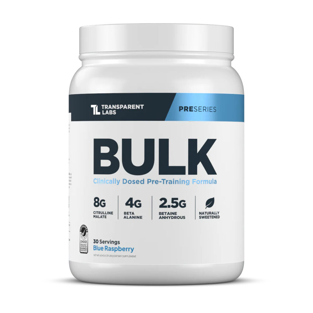 Transparent Labs BULK Pre-Workout
