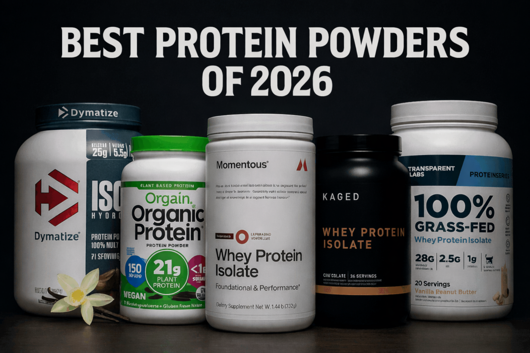 7 Best Protein Powders for 2026 (Lab-Tested, Reviewed & Ranked) - Brainflow