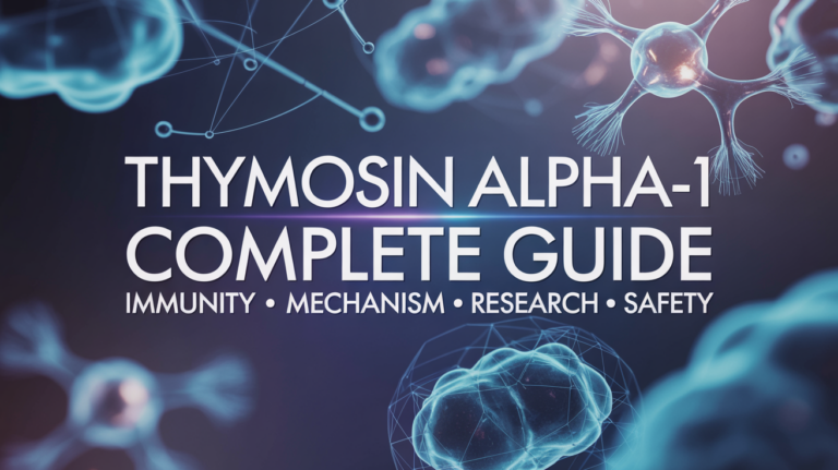 Thymosin Alpha-1 (Tα1) Guide: Benefits, Dosage, Clinical Trials & Immune Support